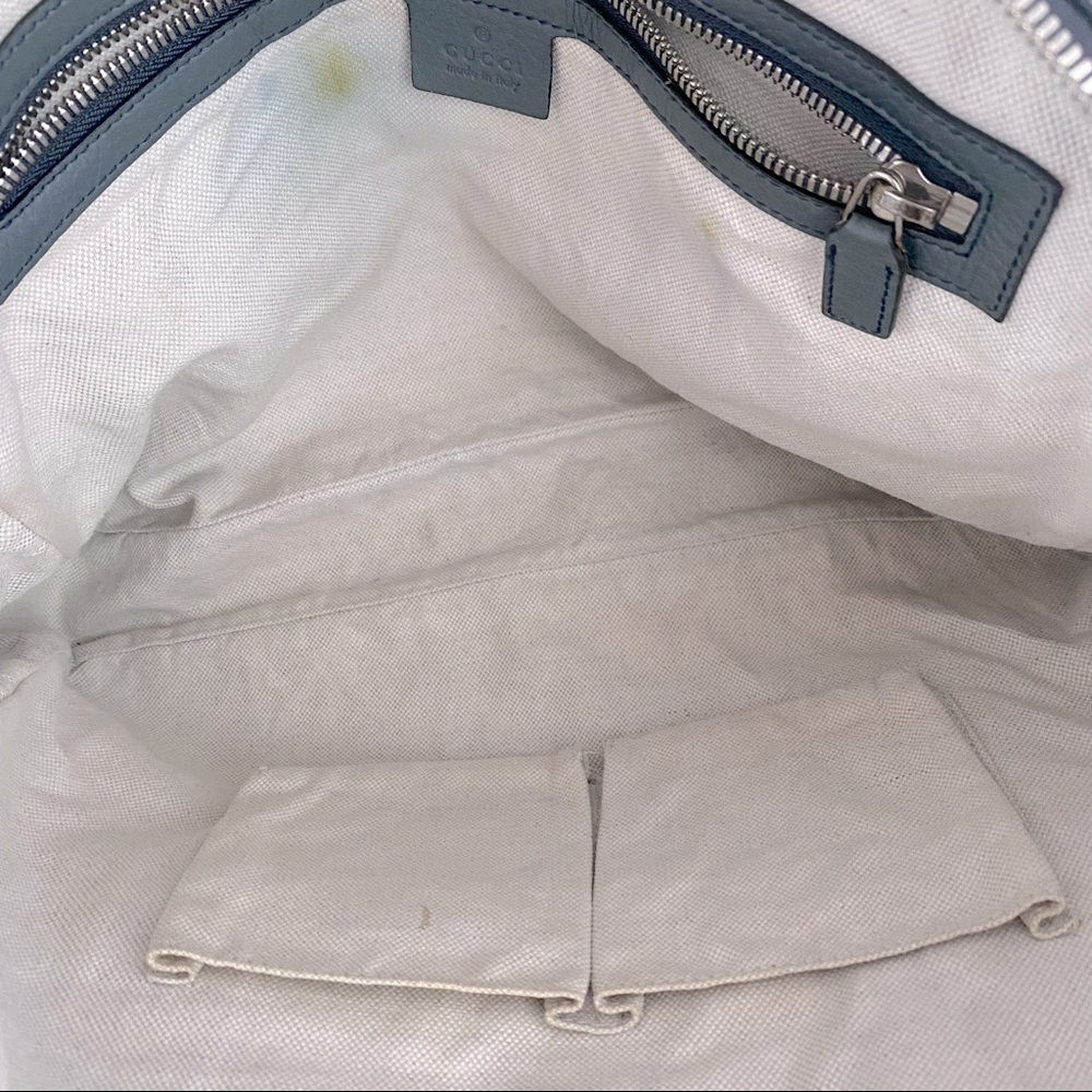 Gucci Soho Leather Briefcase Hong Kong Edition in Grey - Picture 15 of 15